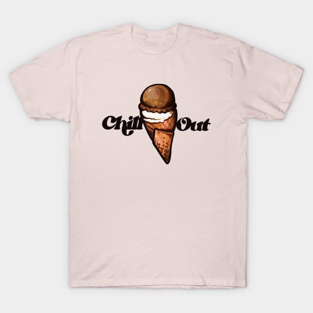 Chill out ice cream T-Shirt by bubbsnugg